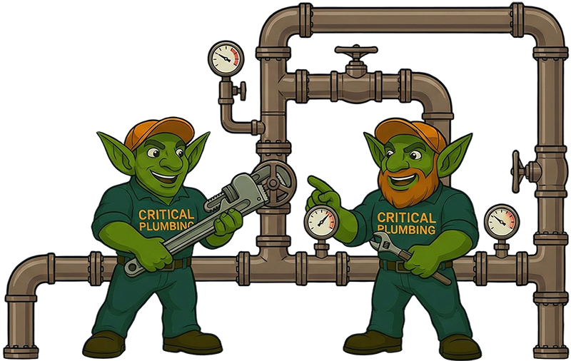 Gas line services Cleveland licensed plumber installing gas pipe safely