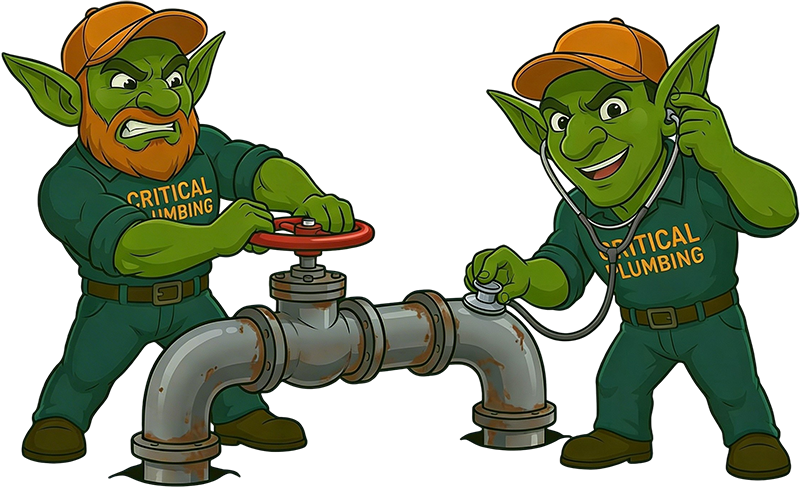 Critical Plumbing service truck in Avon and Avon Lake Ohio